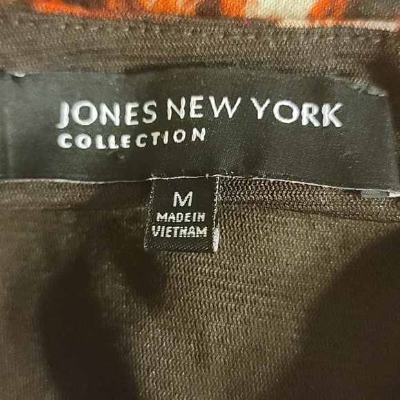 Jones New York Sleevless Abstract Print Sz Med - Picture 4 of 6